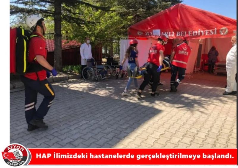 HAP Ilimizdeki hastanelerde gerçeklestirilmeye baslandi.