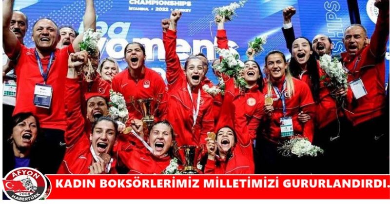 KADIN BOKSÖRLERIMIZ MILLETIMIZI GURURLANDIRDI.