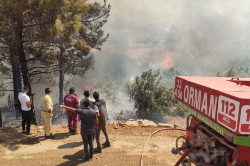 Mersin'deki orman yangininda ikinci gün... 820 kisilik barinma planlamasi yapildi