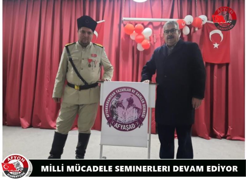 MILLI MUCADELE SEMINERLERI DEVAM EDIYOR.