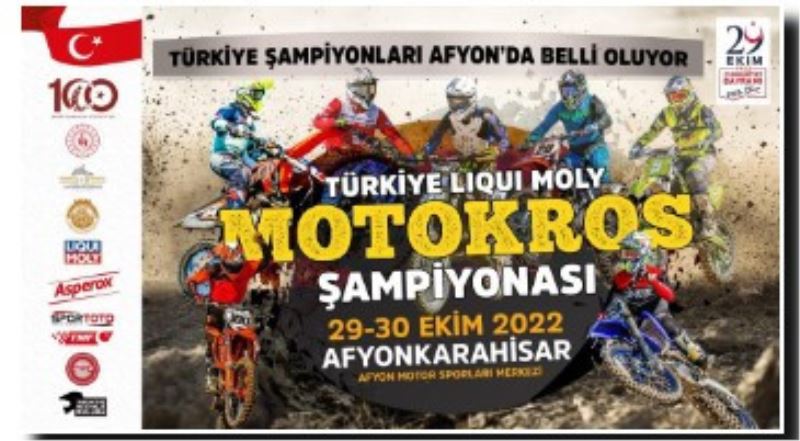 Motokrosta Final Ayagi Afyon'da Yapilacak