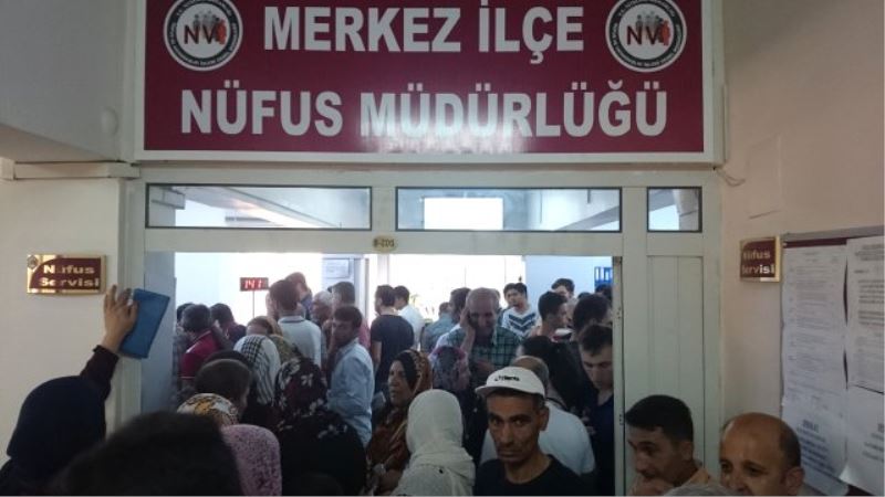 Nüfus Ve Vatandaslik Müdürlükleri Ve Ilçe Nüfus Müdürlüklerine Önemle Duyuru