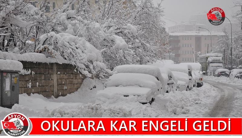 OKULLARA KAR ENGELI GELDI.