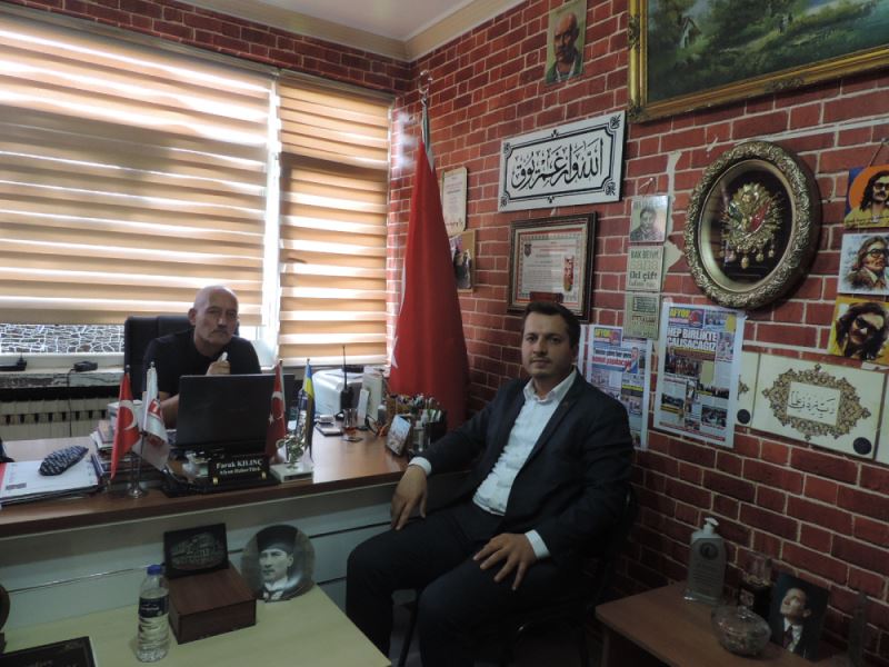 SAADETPARTISI ILBASKANIN'DAN AFYONHABERTURK'Ü ZIYARET