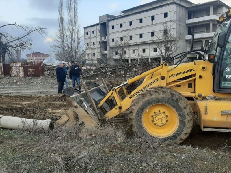 Sinanpasada Hummali Çalisma Devam Ediyor