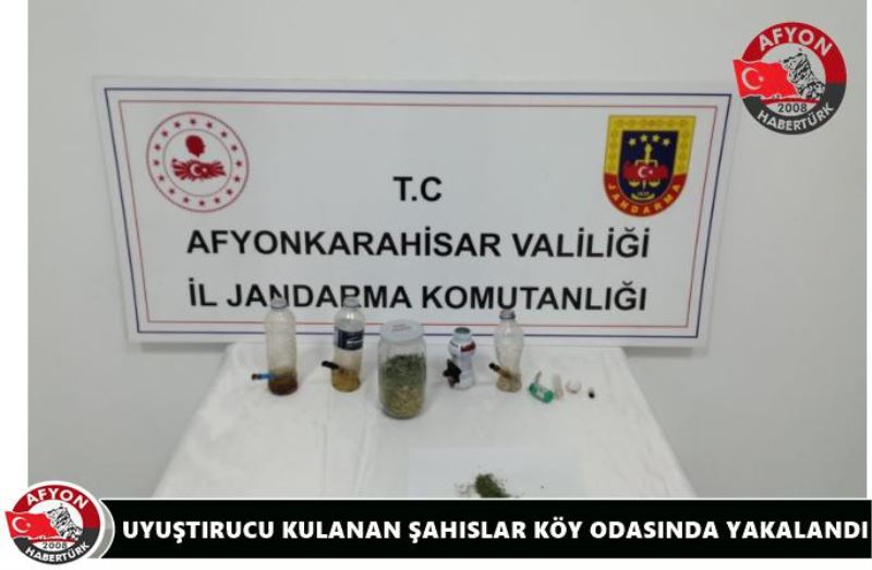 UYUSTIRUCU KULANAN SAHISLAR KÖY ODASINDA YAKALANDI