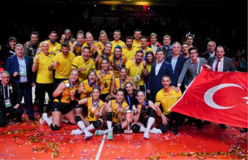 VakifBank'Dünya  sampiyonu oldu.