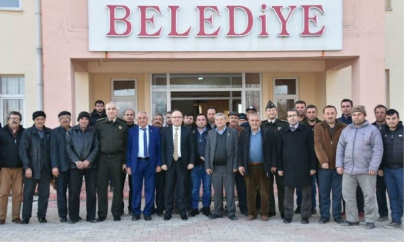 Vali Mustafa Tutulmaz Ilimiz Merkeze Bagli Belde Belediyelerine Ziyarette Bulundu.