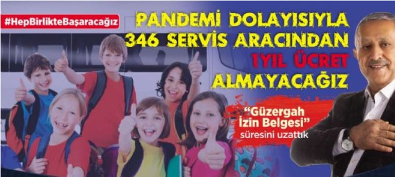 ZEYBEK BASKAN’DAN SERVIS ARAÇLARINA JEST